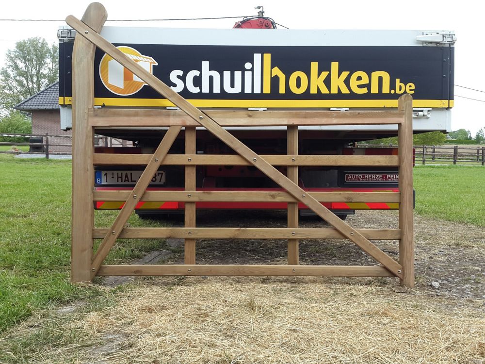 Houten Weidepoort 210cm English Style